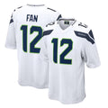 Pkot S.Seahawks #12 12th Fan Player White Home Game Stitched Jerseys