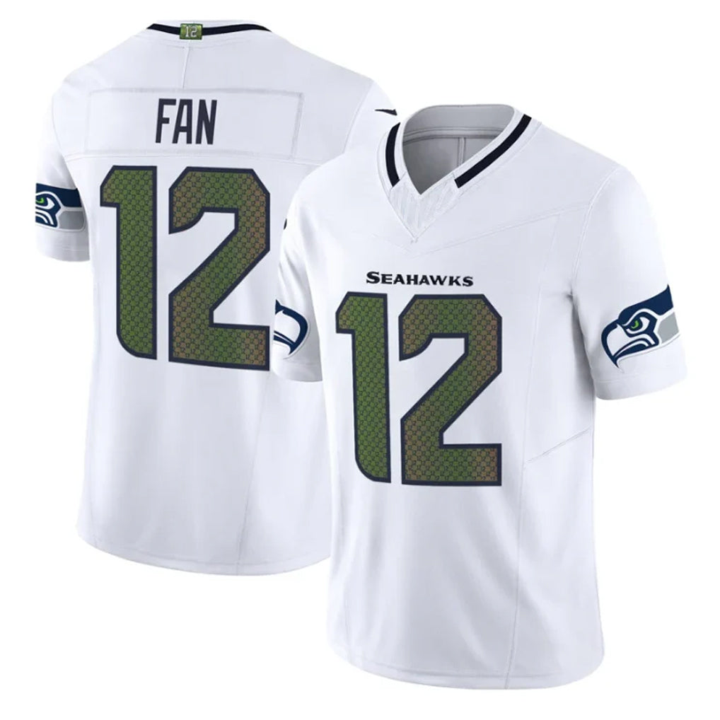 Pkot S.Seahawks #12 12th Fan Player Whitel Rivalries Vapor Limited Home Game Stitched Jerseys
