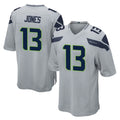 Pkot S.Seahawks #13 Ernest Jones IV Player Gray Home Game Stitched Jerseys
