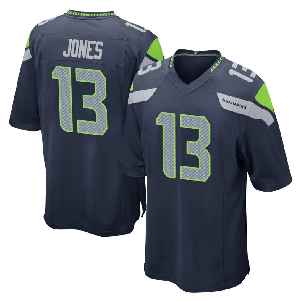 Pkot S.Seahawks #13 Ernest Jones IV Player Navy Home Game Stitched Jerseys