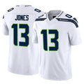 Pkot S.Seahawks #13 Ernest Jones IV Player White Limited Vapor F.U.S.E. Home Game Stitched Jerseys