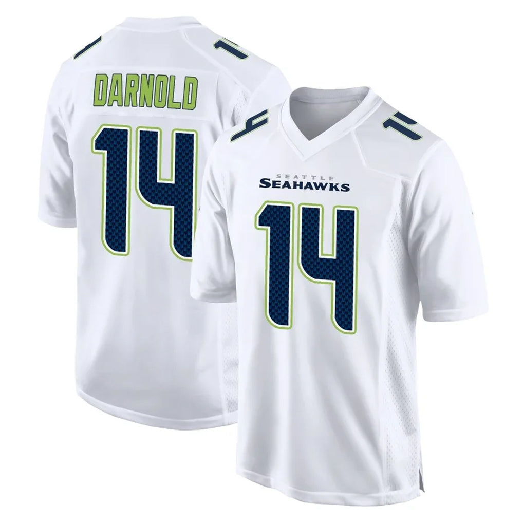Pkot S.Seahawks #14 Sam Darnold Player White Tundra Fashion Home Game Stitched Jerseys