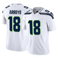 Pkot S.Seahawks #18 Elijah Arroyo Player White Home Game Stitched Jerseys