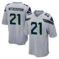 Pkot S.Seahawks #21 Devon Witherspoon Player Gray Home Game Stitched Jerseys