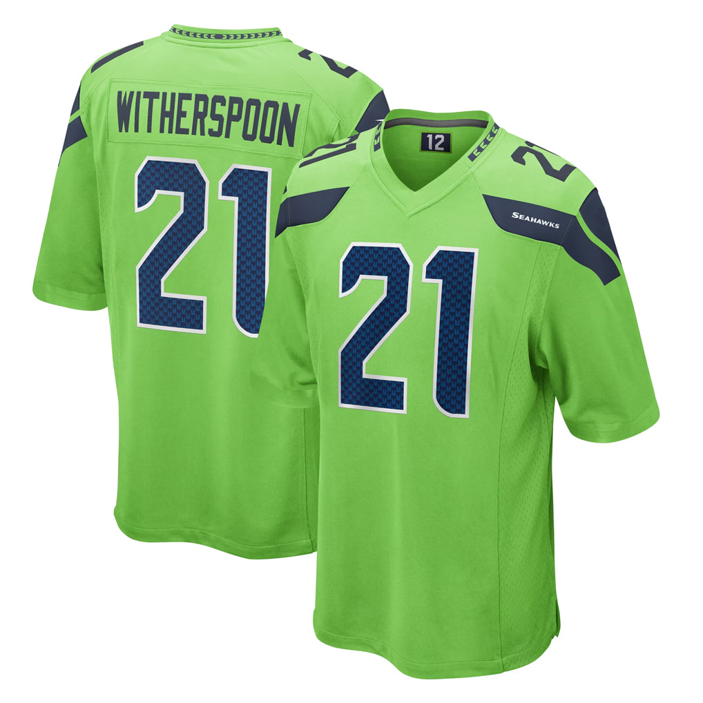 Pkot S.Seahawks #21 Devon Witherspoon Player Green Home Game Stitched Jerseys