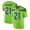 Pkot S.Seahawks #21 Devon Witherspoon Player Green Limited Color Rush Home Game Stitched Jerseys