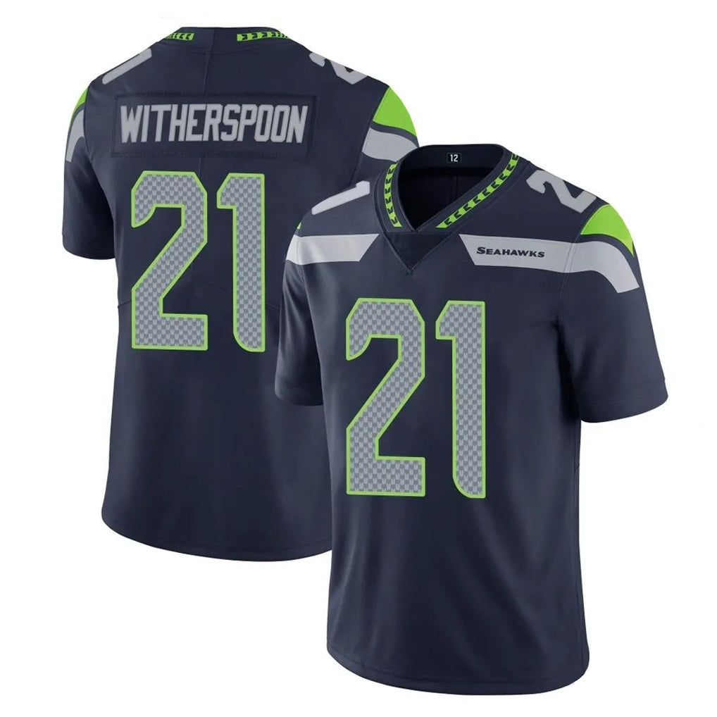 Pkot S.Seahawks #21 Devon Witherspoon Player Navy Limited Vapor Untouchable Home Game Stitched Jerseys