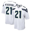 Pkot S.Seahawks #21 Devon Witherspoon Player White Home Game Stitched Jerseys