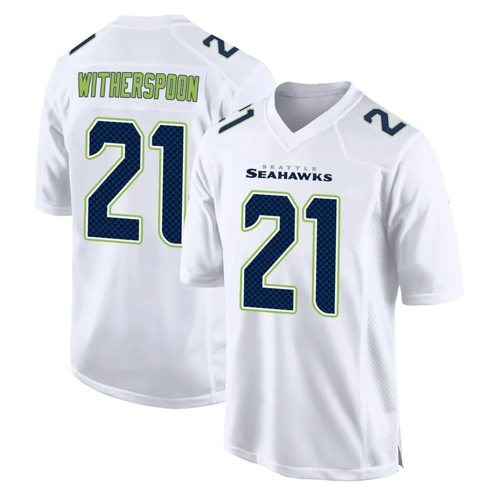 Pkot S.Seahawks #21 Devon Witherspoon Player White Tundra Fashion Home Game Stitched Jerseys