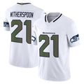 Pkot S.Seahawks #21 Devon Witherspoon Whitel Rivalries Vapor Limited Home Game Stitched Jerseys