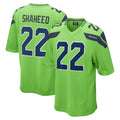 Pkot S.Seahawks #22 Rashid Shaheed Player Green Home Game Stitched Jerseys