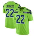 Pkot S.Seahawks #22 Rashid Shaheed Player Green Limited Color Rush Home Game Stitched Jerseys