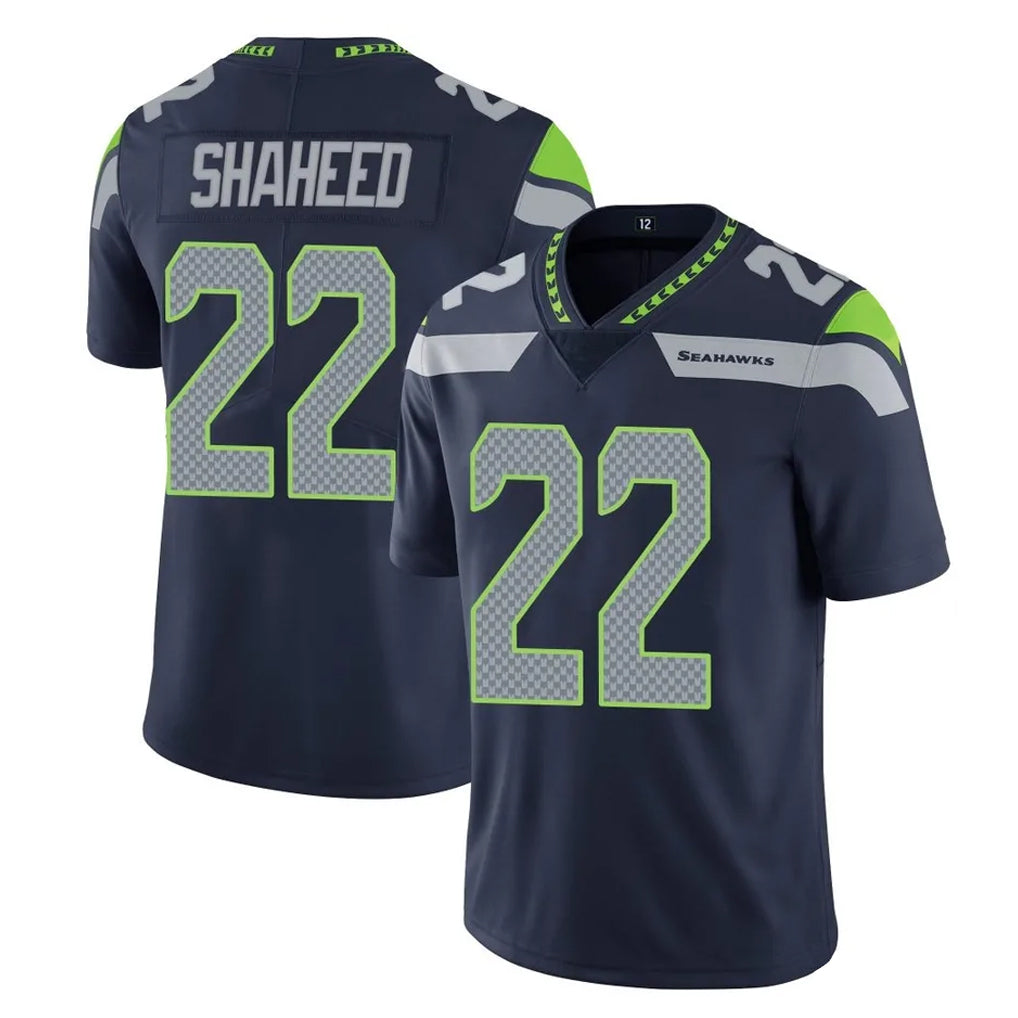 Pkot S.Seahawks #22 Rashid Shaheed Player Navy Limited Vapor Untouchable Home Game Stitched Jerseys