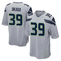 Pkot S.Seahawks #39 Ty Okada Player Gray Home Game Stitched Jerseys