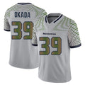 Pkot S.Seahawks #39 Ty Okada Player Grey Limited 2025 Rivalries Collection Home Game Stitched Jerseys