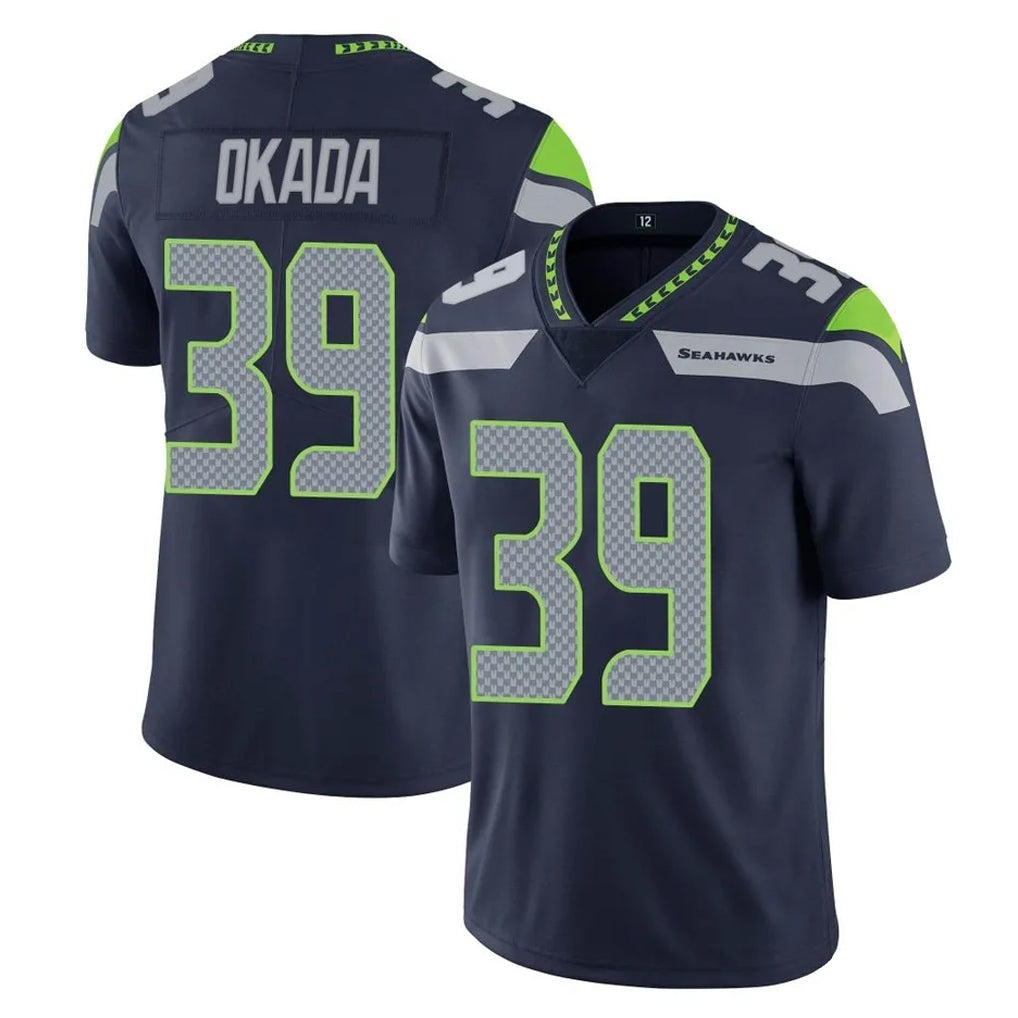 Pkot S.Seahawks #39 Ty Okada Player Navy Limited Vapor Untouchable Home Game Stitched Jerseys