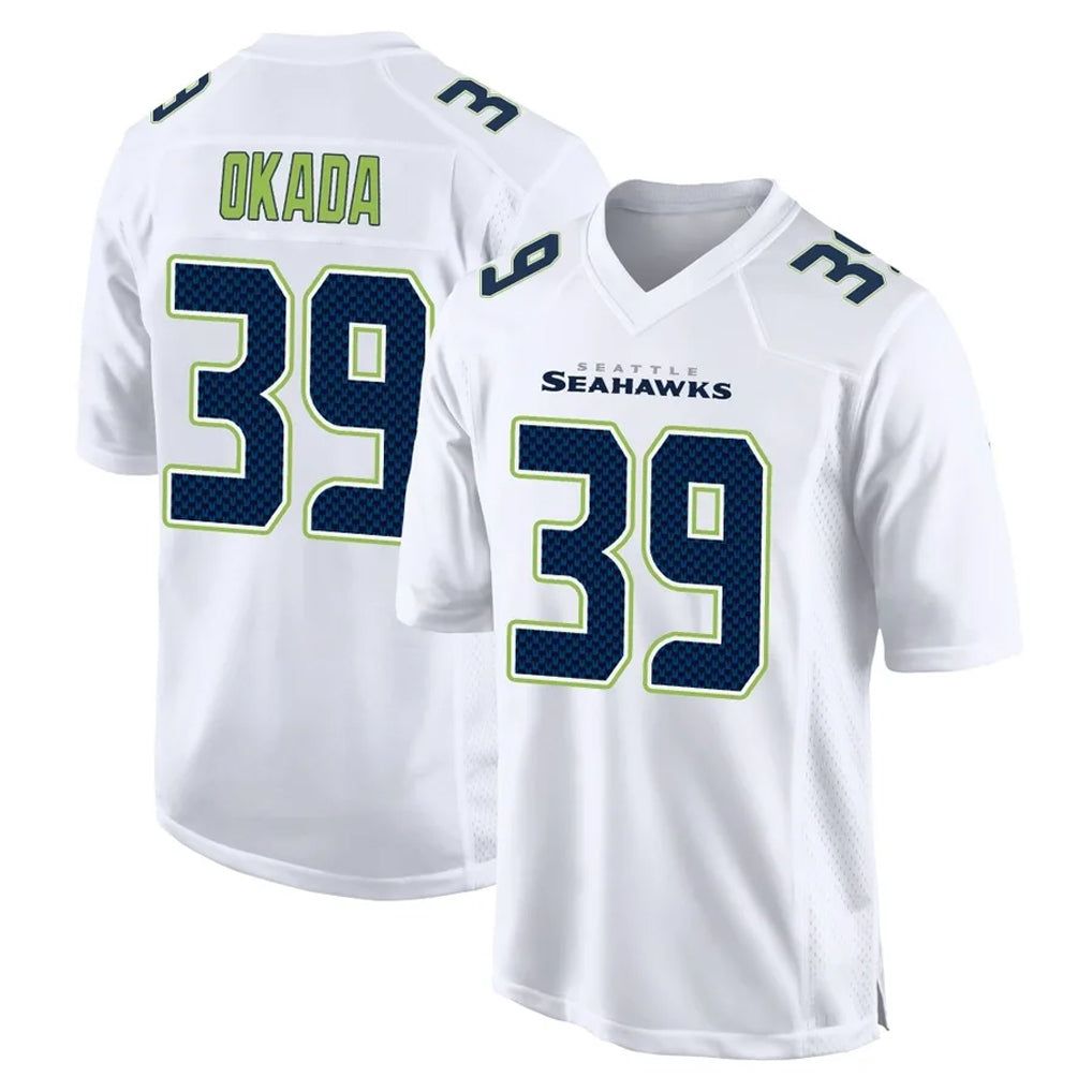 Pkot S.Seahawks #39 Ty Okada Player White Tundra Fashion Home Game Stitched Jerseys