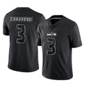 Pkot S.Seahawks #3 Nick Emmanwori Player Black Limited Reflective Home Game Stitched Jerseys