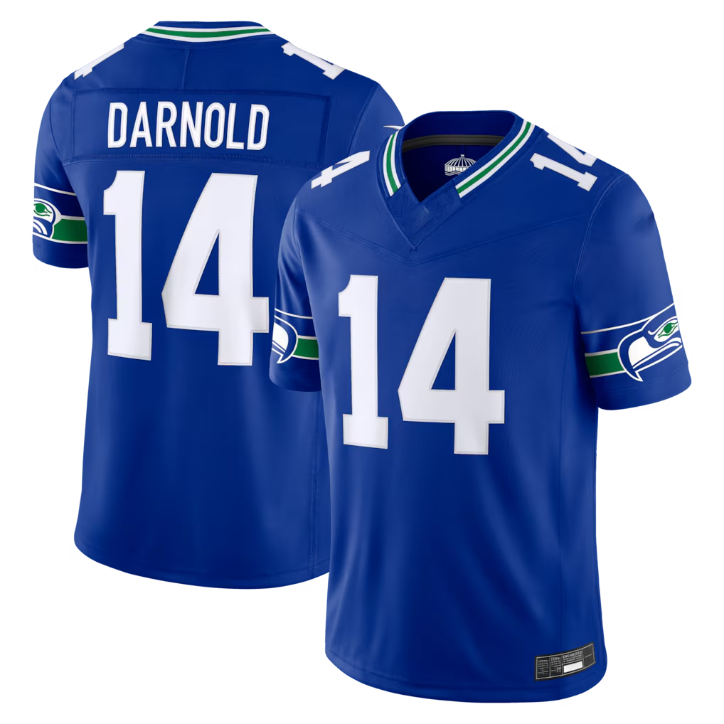 Pkot S.Seahawks #44 Sam Darnold Royal Alternate Vapor F.U.S.E. Stitched Limited Stitched Jerseys