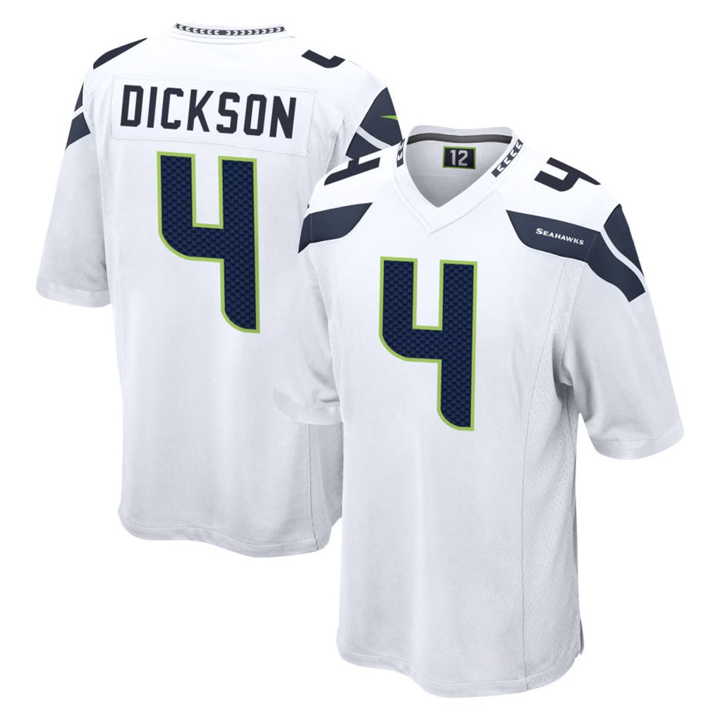 Pkot S.Seahawks #4 Michael Dickson Player White Home Game Stitched Jerseys