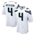 Pkot S.Seahawks #4 Michael Dickson Player White Home Game Stitched Jerseys