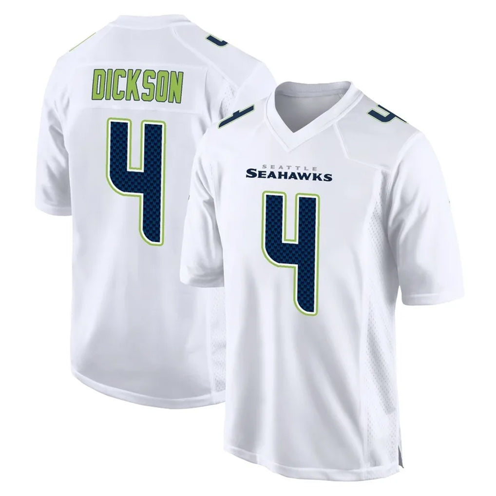 Pkot S.Seahawks #4 Michael Dickson Player White Tundra Fashion Home Game Stitched Jerseys