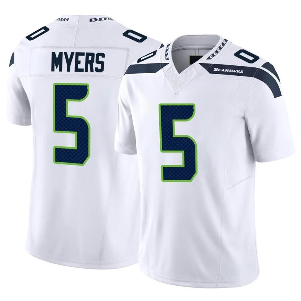 Pkot S.Seahawks #5 Jason Myers Player White Limited Vapor F.U.S.E. Home Game Stitched Jerseys