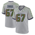 Pkot S.Seahawks #67 Charles Cross Player Grey 2025 Rivalries Collection Home Game Stitched Jerseys