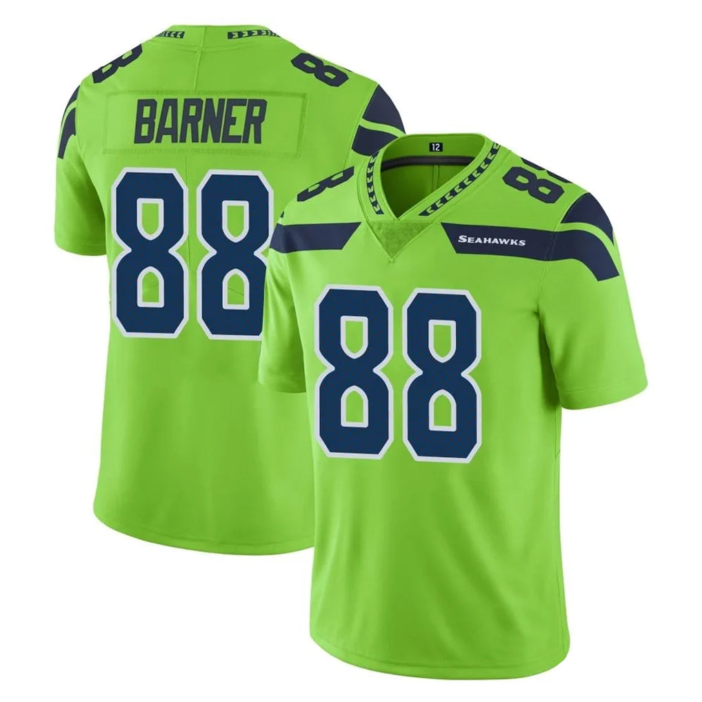 Pkot S.Seahawks #88 AJ Barner Player Green Limited Color Rush Home Game Stitched Jerseys
