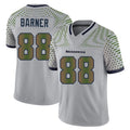 Pkot S.Seahawks #88 AJ Barner Player Grey Limited 2025 Rivalries Collection Home Game Stitched Jerseys