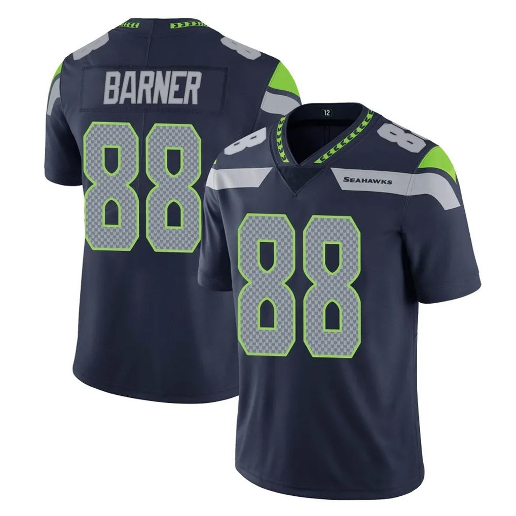 Pkot S.Seahawks #88 AJ Barner Player Navy Limited Vapor Untouchable Home Game Stitched Jerseys