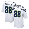Pkot S.Seahawks #88 AJ Barner Player White Home Game Stitched Jerseys