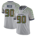 Pkot S.Seahawks #90 Jarran Reed Player Grey Limited 2025 Rivalries Collection Home Game Stitched Jerseys