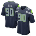 Pkot S.Seahawks #90 Jarran Reed Player Navy Home Game Stitched Jerseys