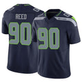 Pkot S.Seahawks #90 Jarran Reed Player Navy Limited Vapor F.U.S.E. Home Game Stitched Jerseys