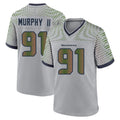 Pkot S.Seahawks #91 Byron Murphy II Player Grey 2025 Rivalries Collection Home Game Stitched Jerseys