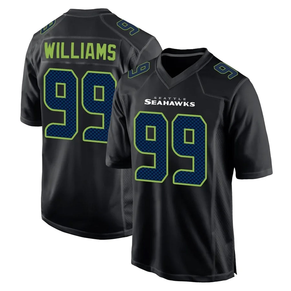Pkot S.Seahawks #99 Leonard Williams Player Black Limited Fashion Home Game Stitched Jerseys