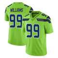 Pkot S.Seahawks #99 Leonard Williams Player Green Limited Color Rush Home Game Stitched Jerseys