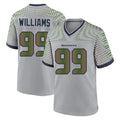 Pkot S.Seahawks #99 Leonard Williams Player Grey 2025 Rivalries Collection Home Game Stitched Jerseys