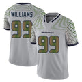 Pkot S.Seahawks #99 Leonard Williams Player Grey Limited 2025 Rivalries Collection Home Game Stitched Jerseys