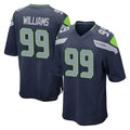 Pkot S.Seahawks #99 Leonard Williams Player Navy Home Game Stitched Jerseys
