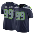 Pkot S.Seahawks #99 Leonard Williams Player Navy Limited Vapor F.U.S.E. Home Game Stitched Jerseys
