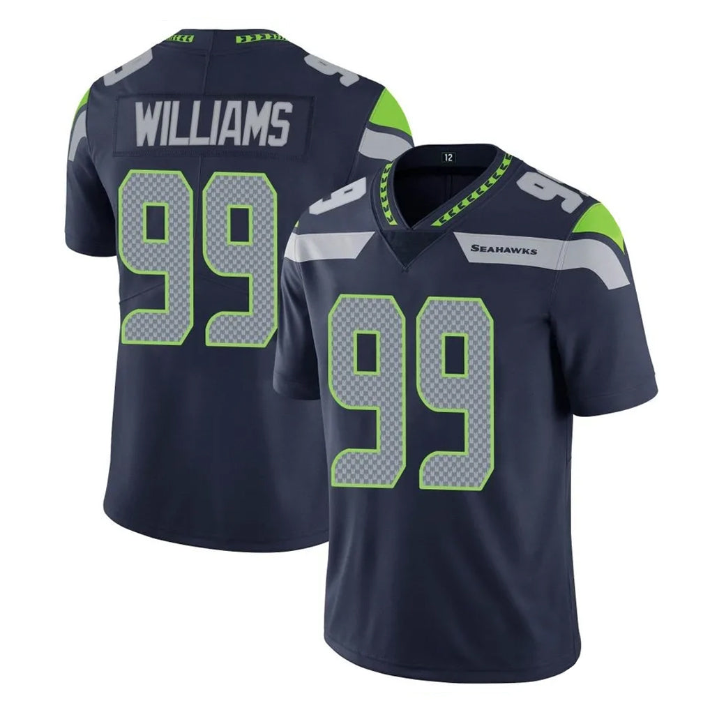 Pkot S.Seahawks #99 Leonard Williams Player Navy Limited Vapor Untouchable Home Game Stitched Jerseys