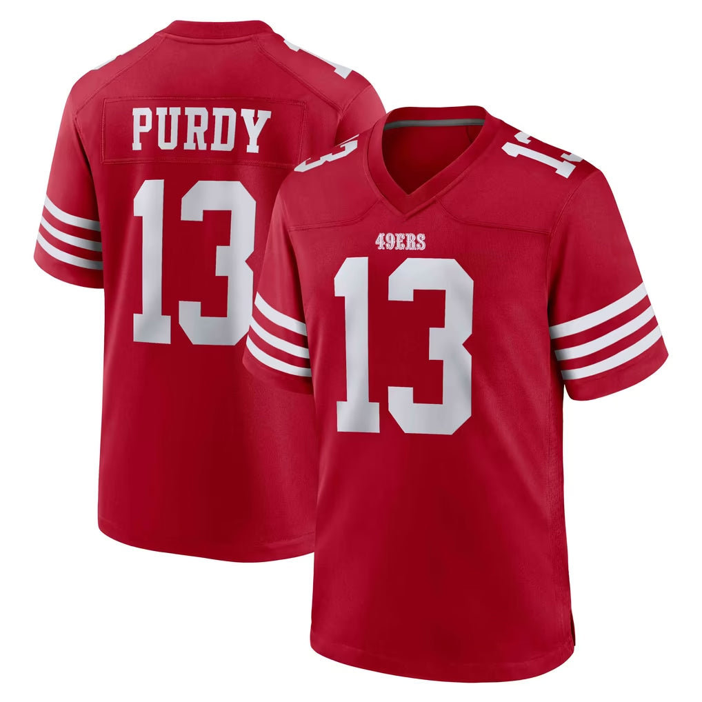 Pkot SF.49ers #13 Brock Purdy Player Red Game Home Stitched Jerseys
