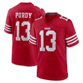 Pkot SF.49ers #13 Brock Purdy Player Red Game Home Stitched Jerseys