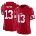 Pkot SF.49ers #13 Brock Purdy Player Red Limited Vapor F.U.S.E. Home Game Stitched Jerseys
