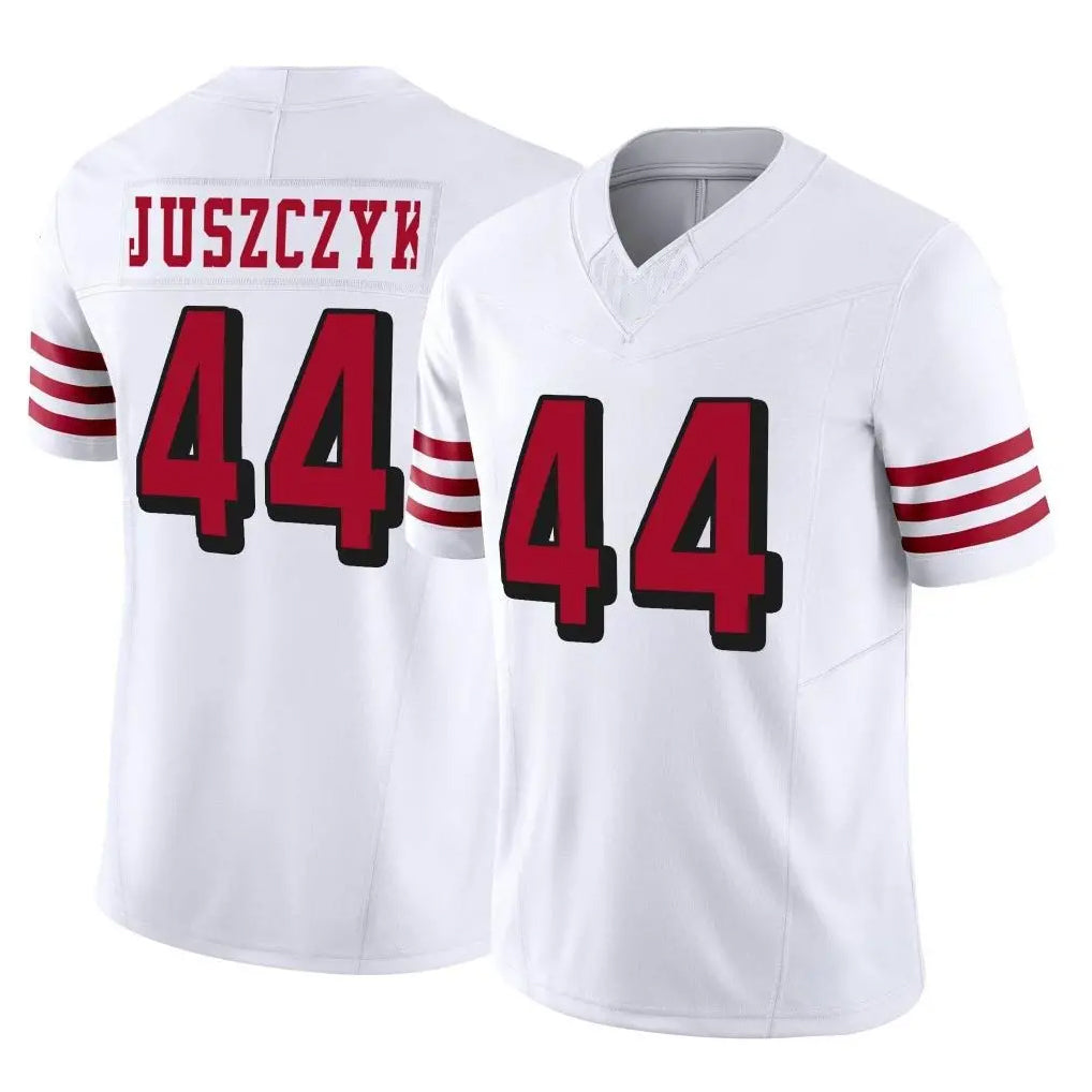 Pkot SF.49ers #44 Kyle Juszczyk Player White Limited Alternate Vapor F.U.S.E. Home Game Stitched Jerseys