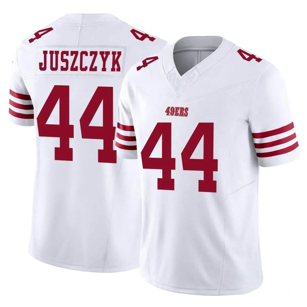 Pkot SF.49ers #44 Kyle Juszczyk Player White Limited Vapor F.U.S.E. Home Game Stitched Jerseys