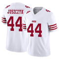 Pkot SF.49ers #44 Kyle Juszczyk Player White Limited Vapor F.U.S.E. Home Game Stitched Jerseys