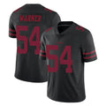 Pkot SF.49ers #54 Fred Warner Player Black Alternate Limited Vapor Untouchable Home Game Stitched Jerseys